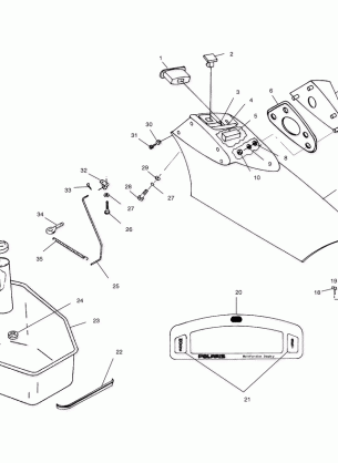 FRONT STORAGE COMPARTMENT - I994573 (4951395139a008)