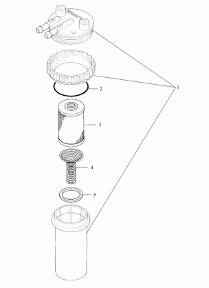 FUEL / WATER SEPARATOR - B994573 (4951395139c007)