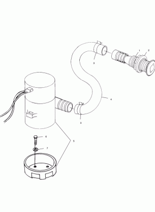 BILGE PUMP - I994673 (4951335133b013)