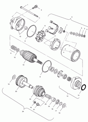 STARTING MOTOR - I994690 (4951365136c008)