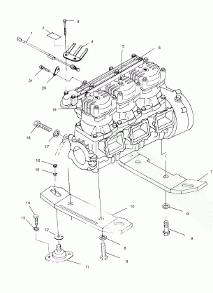 ENGINE MOUNTING - B994596 (4955995599b001)