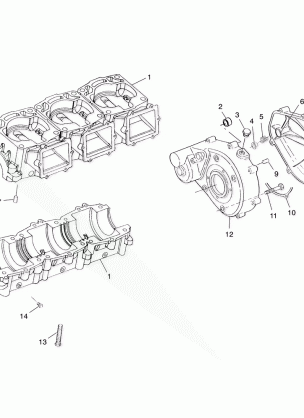 CRANKCASE - I994590 (4951425142b013)