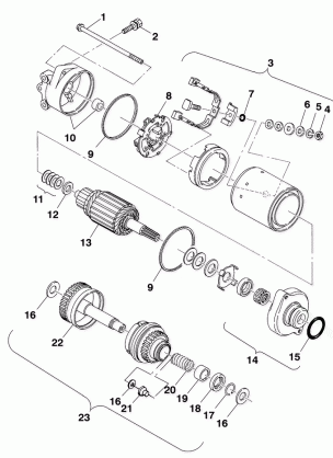 STARTING MOTOR - I994590 (4951425142c006)