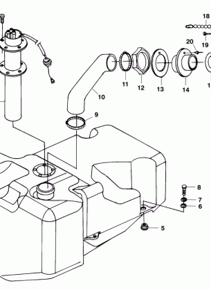 FUEL TANK - I994690 (4951365136a010)