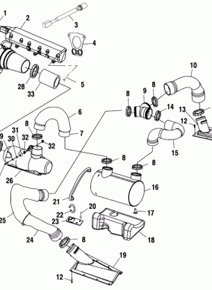 EXHAUST SYSTEM - I995094 (4951485148B008)