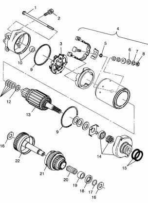 STARTING MOTOR - B984978 (4945834583c009)