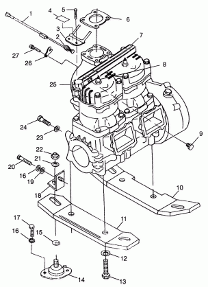 ENGINE MOUNTING - B984573 (4946554655b001)