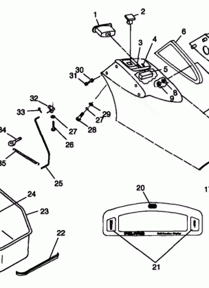 FRONT STORAGE COMPARTMENT - I984590 (4946314631a008)