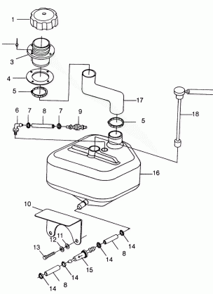 OIL TANK - B984673 (4945164516a013)