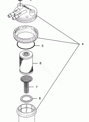 FUEL / WATER SEPARATOR - B984673 (4945164516c009)