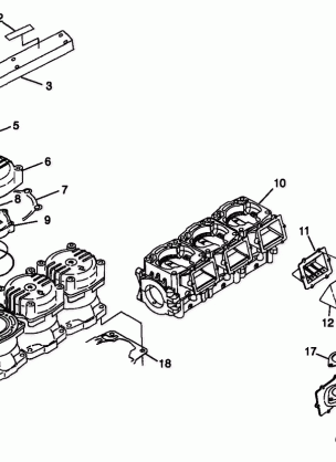 CYLINDER & MANIFOLD - I984690 (4945114511c002)