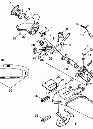 STEERING - B984690 (4945114511a014)