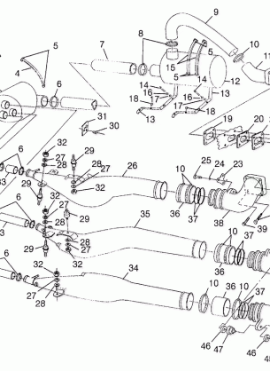 EXHAUST SYSTEM - B974978 (4941254125b007)