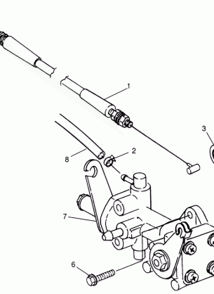 OIL PUMP SL 700 B974071 Intl. SL 700 I974071 SL 700 Deluxe B974072 and In (4940874087C011)