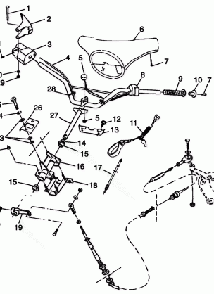 STEERING SL 700 B974071 Intl. SL 700 I974071 SL 700 Deluxe B974072 and In (4940874087B001)