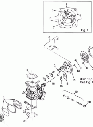 CARBURETOR (SL 700) SL 700 B974071 and Intl. SL 700 I974071 (4940874087C008)