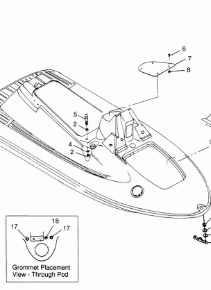 HULL and BODY SL 780 B974088 and Intl. SL 780 I974088 (4940924092A006)