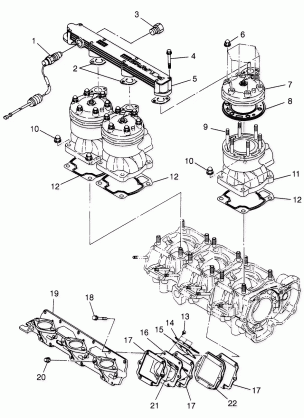 CYLINDER & MANIFOLD SL 780 B974088 and Intl. SL 780 I974088 (4940924092C001)