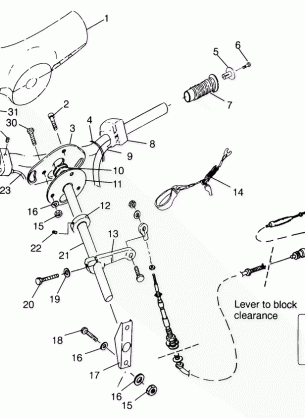 STEERING HURRICANE B974473 and Intl. HURRICANE I974473 (4941044104A013)