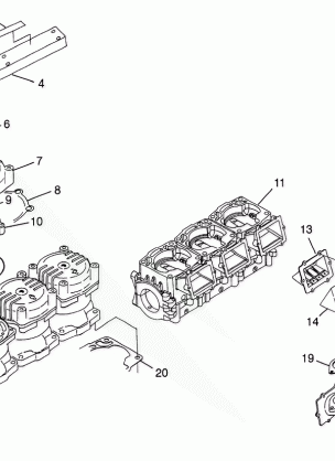 CYLINDER & MANIFOLD SLTX B974590 and INTL. SLTX I974590 (4941214121B014)