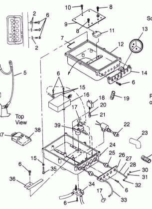 ELECTRICAL BOX SLTX B974590 and INTL. SLTX I974590 (4941214121B009)