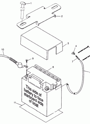 BATTERY BOX SLTX B974590 and INTL. SLTX I974590 (4941214121B005)