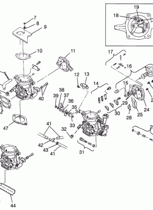 CARBURETOR SLTX B974590 and INTL. SLTX I974590 (4941214121C001)