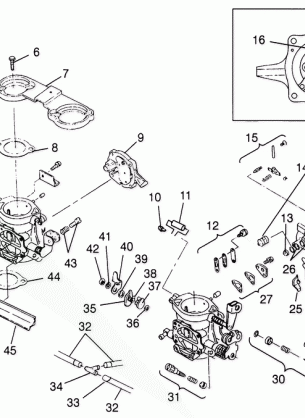 CARBURETOR (DELUXE) SL 700 Deluxe B974072 (4940874087C006)