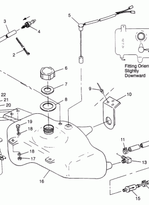 OIL TANK SL 780 B974088 and Intl. SL 780 I974088 (4940924092A012)