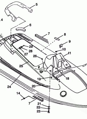 HULL and BODY SL 780 B974088 and Intl. SL 780 I974088 (4940924092A005)