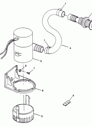 BILGE PUMP SL 900 B974091 and SL 1050 B974090 (4940974097B014)