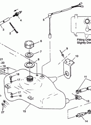 OIL TANK SL 900 B974091 and SL 1050 B974090 (4940974097B001)