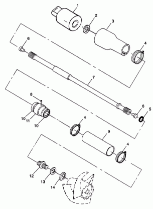 DRIVE SYSTEM SL 900 B974091 and SL 1050 B974090 (4940974097B005)