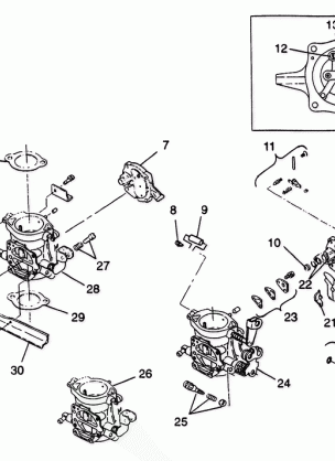 CARBURETOR SL 1050 B974090 (4940974097C007)