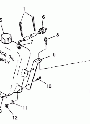 ENGINE FOGGING SYSTEM (INTL.) Intl. HURRICANE I974473 (4941044104B013)