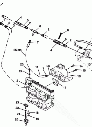 COOLING SYSTEM HURRICANE B974473 and Intl. HURRICANE I974473 (4941044104B008)