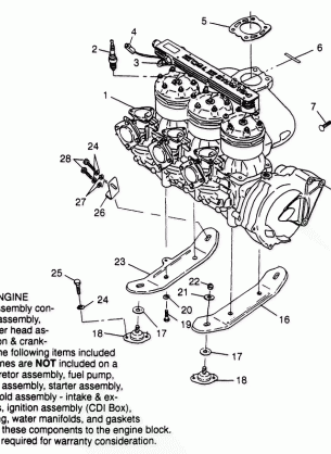 ENGINE MOUNTING SLT 780 B974588 (4941174117B001)