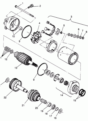 STARTING MOTOR SLT 780 B974588 (4941174117C006)