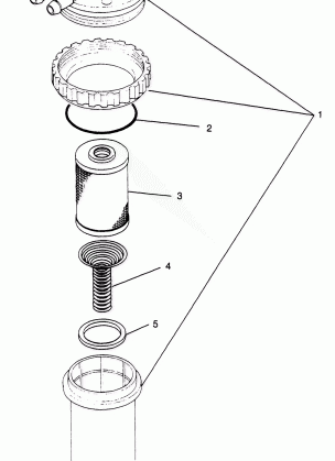 FUEL / WATER SEPARATOR SLT 780 B974588 (4941174117C008)