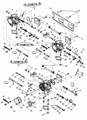 CARBURETOR SLT 780 B974588 (4941174117C001)