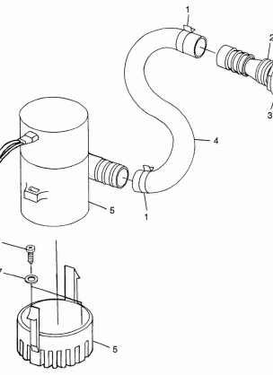 BILGE PUMP SLTX B974590 and INTL. SLTX I974590 (4941214121B011)