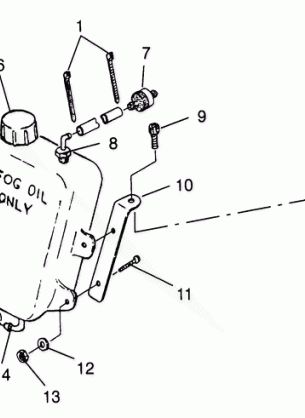 ENGINE FOGGING SYSTEM  Intl. SL 700 I964066 (4935633563C001)