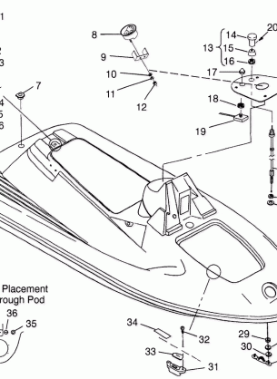 HULL and BODY SL 700 B964066 and Intl. SL 700 I964066 (4935633563A006)