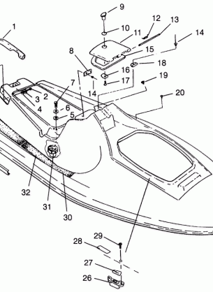 HULL and BODY SLT 700 B964166 and Intl. SLT 700 I964166 (4933923392A005)