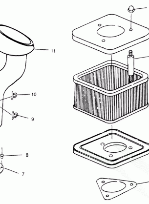 AIR VENT SLX 780 B964287 and Intl. SLX 780 I964287 (4937443744B007)