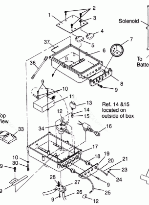 ELECTRICAL BOX SL 900 B964291 and  Intl. SL 900 I964291 (4935583558B011)