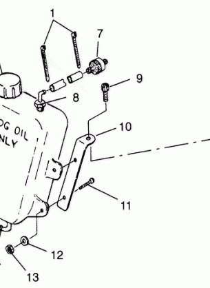 ENGINE FOGGING SYSTEM  Intl. SL 900 I964291 (4935583558B012)