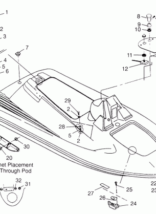 HULL and BODY SL 900 B964291 and Intl. SL 900 I964291 (4935583558A006)