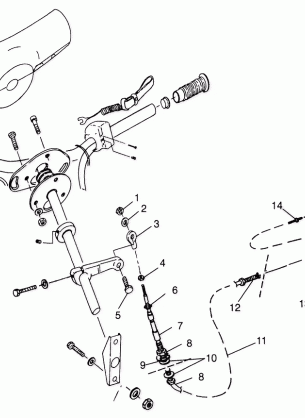 STEERING HURRICANE B964466 and Intl. HURRICANE I964466 (4935733573A014)