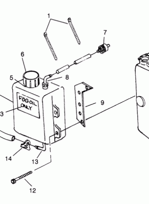 ENGINE FOGGING SYSTEM  Intl. SLTX I964590 (4935783578C008)